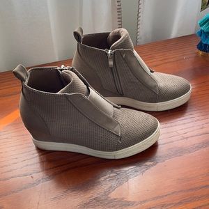 Boutique sneaker wedges.